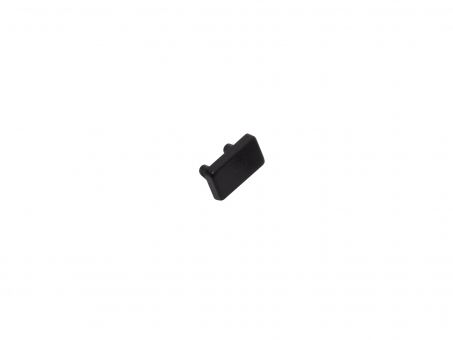 Endkappe LED Alu U-Profil AL-PU2 7mm Kunststoff schwarz schwarz