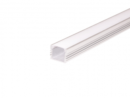 LED U-Profil AL-PU6 17mm mit Abdeckung 2,0m weiß opalweiß opalweiß | weiß
