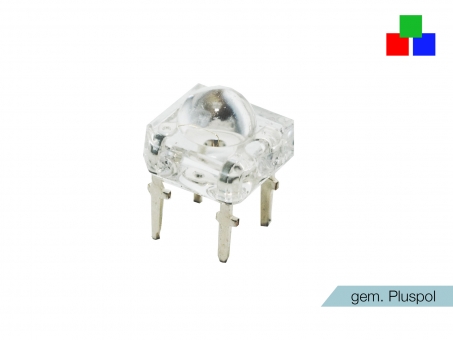 LED Superflux RGB 4-Pin gemeinsamer Pluspol 