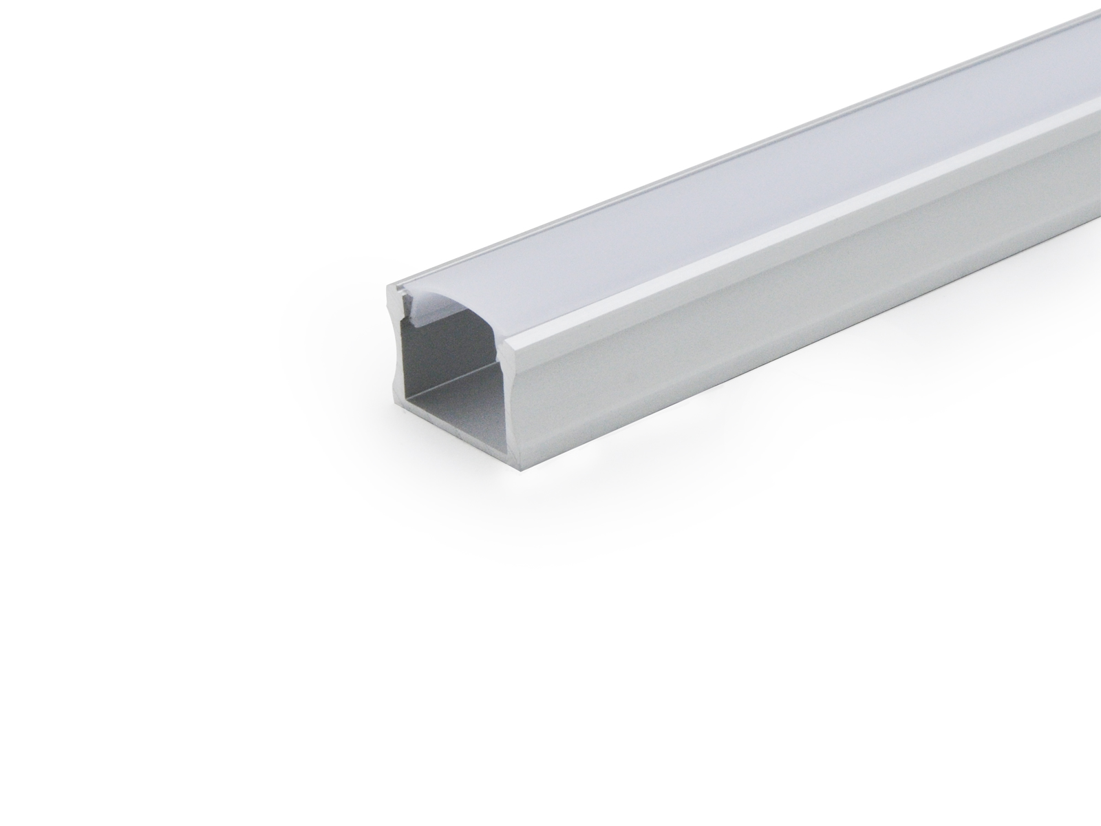 LED Alu U-Profil Slim 15mm silber mit Abdeck 2m kaufen | PUR-LED