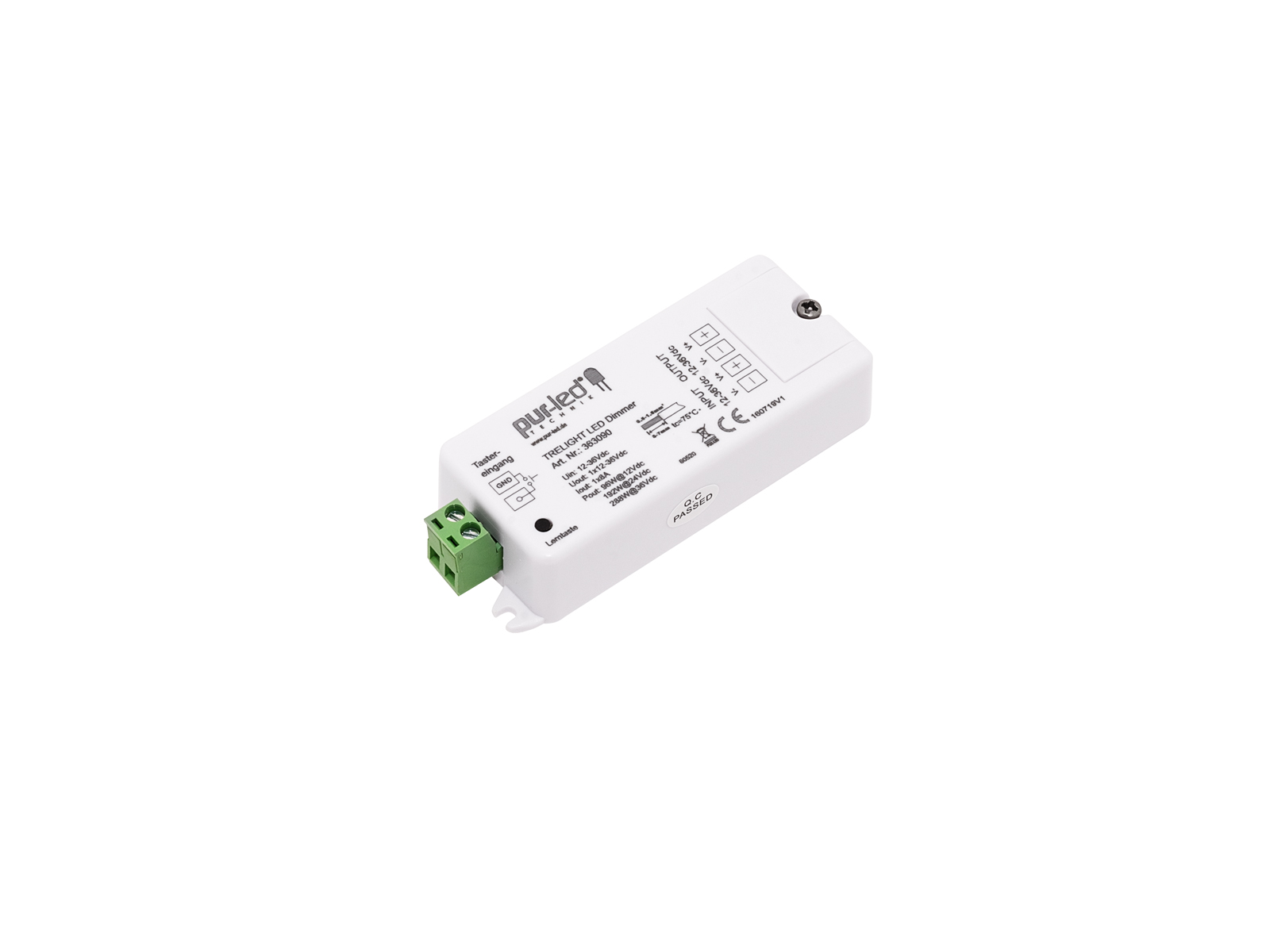TRELIGHT LED Dimmer Funk Empfänger Tastereingang 12-36Vdc 1x8A kaufen |  PUR-LED
