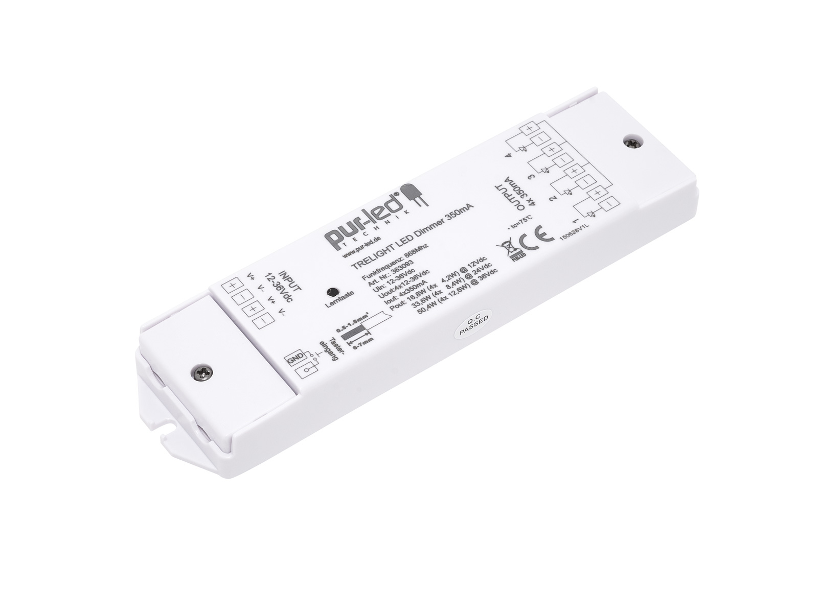 TRELIGHT LED Dimmer Funk Unterputz Sender inkl. Batterie kaufen | PUR-LED