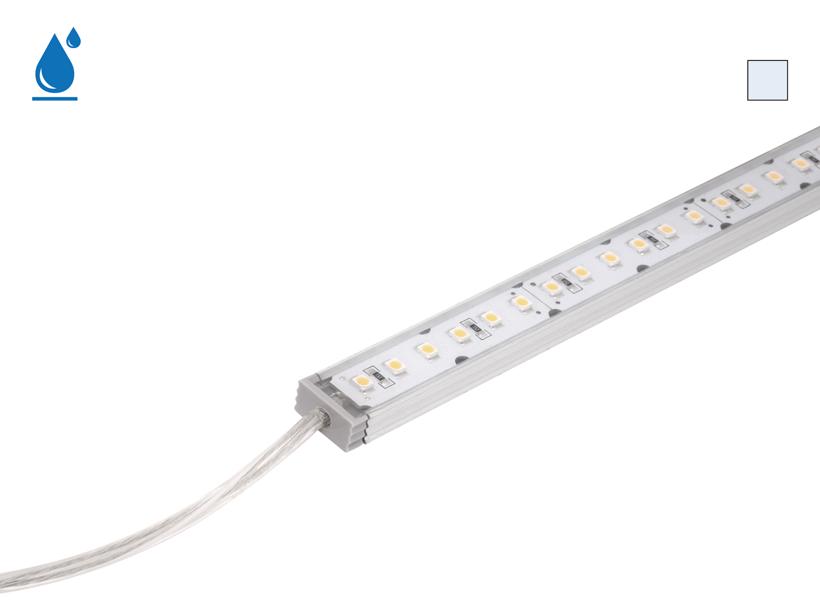 0,5m LED Leiste kaltweiß 24Vdc 4,8W 310lm 60 LEDs IP65 kaufen | PUR-LED